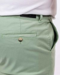 Short chino tencel grande taille vert amande