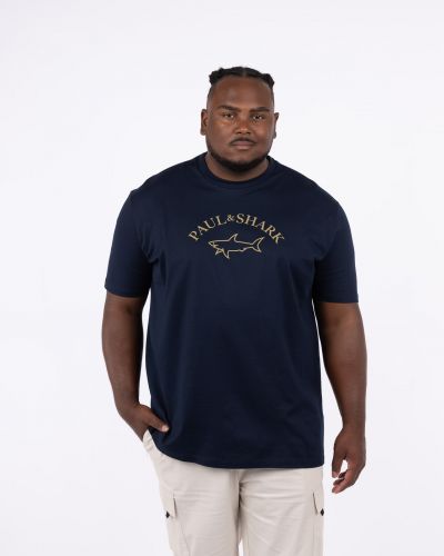 T-shirt grande taille bleu marine