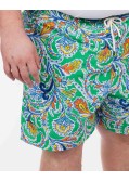 Short de bain grande taille vert