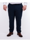 Pantalon de costume travel grande taille bleu marine