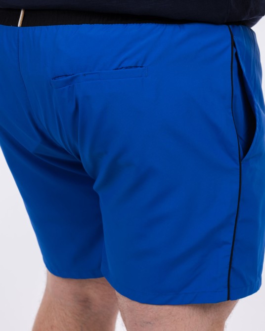 Short de bain grande taille bleu roi