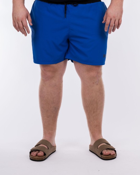 Short de bain grande taille bleu roi