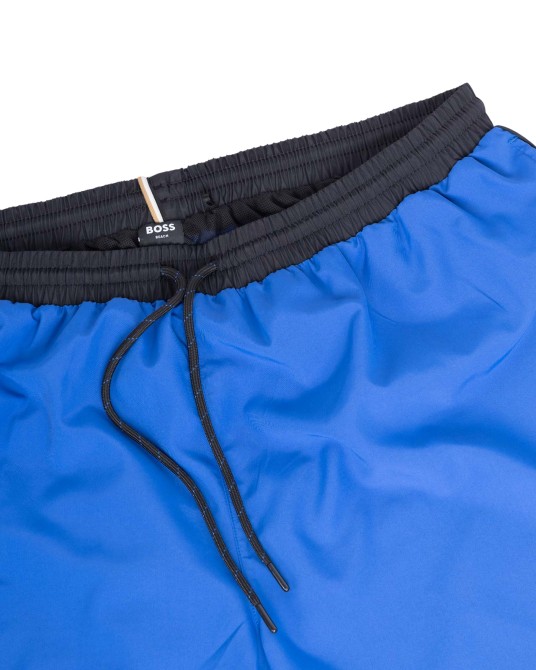 Short de bain grande taille bleu roi