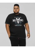 Tee shirt Miami grande taille noir