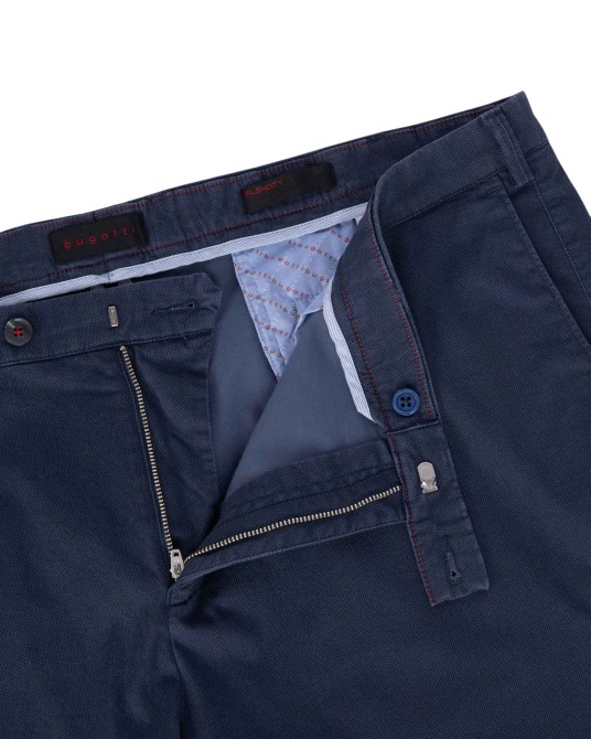 Pantalon chino grande taille bleu indigo