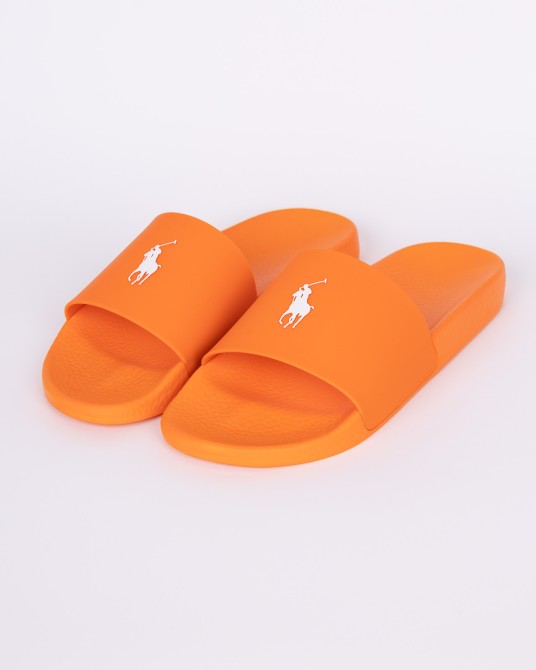 Claquette Polo Slide grande taille orange