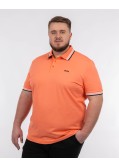 Polo Paddy grande taille corail