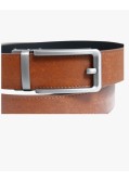 Ceinture automatique grande taille cognac