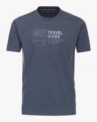 T-shirt grande taille bleu