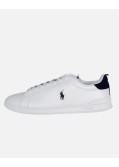 Sneaker Heritage court grande taille en cuir blanc