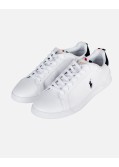 Sneaker Heritage court grande taille en cuir blanc