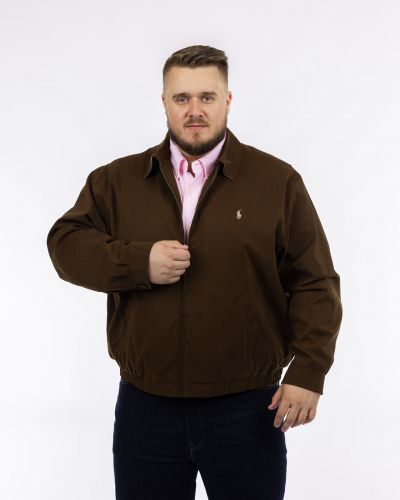 Blouson bi-swing grande taille marron