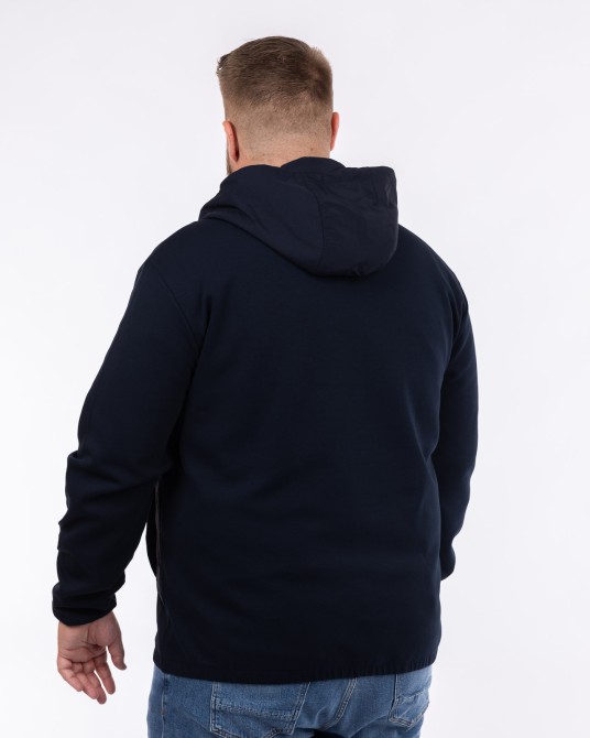 Blouson grande taille bleu marine