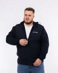 Blouson grande taille bleu marine