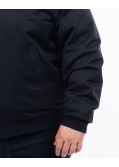 Blouson en coton grande taille bleu marine