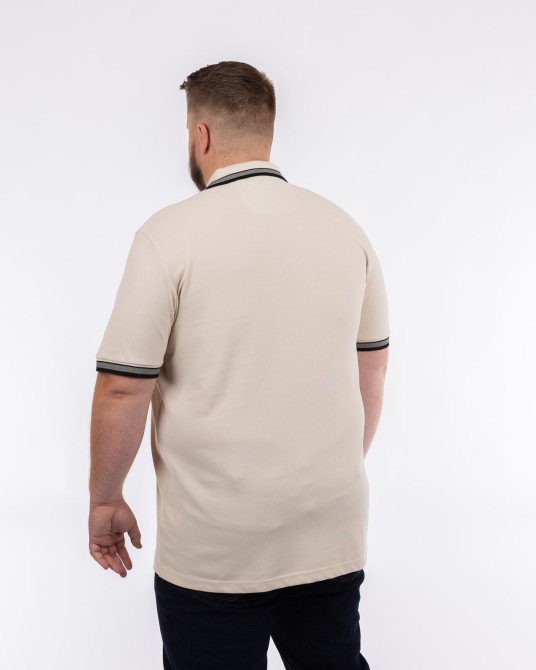 Polo Paddy grande taille beige