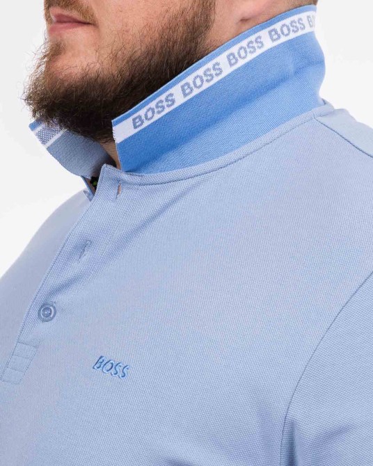 Polo Paddy grande taille bleu