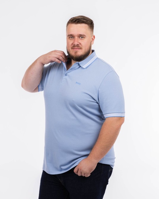 Polo Paddy grande taille bleu