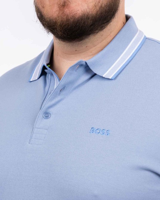 Polo Paddy grande taille bleu