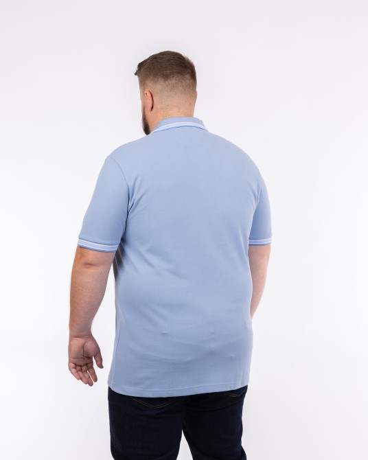 Polo Paddy grande taille bleu