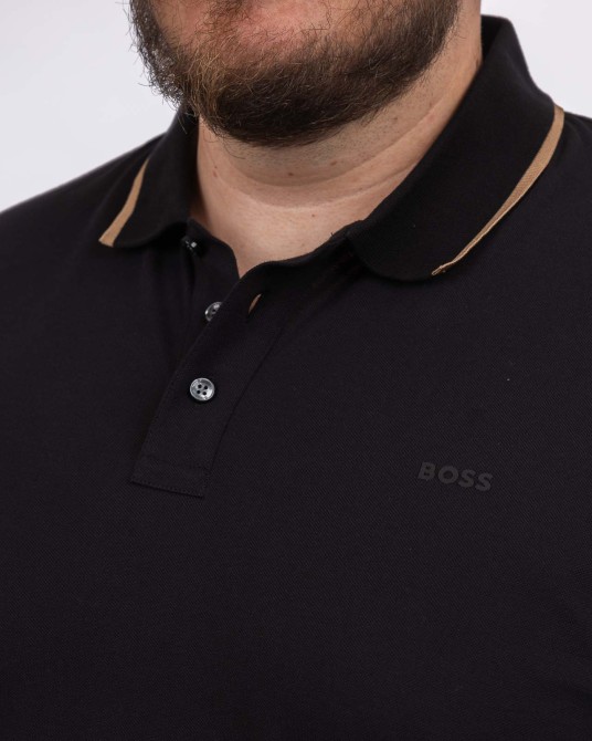 Polo Parlay grande taille noir