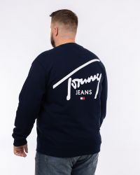 Sweat grande taille bleu marine