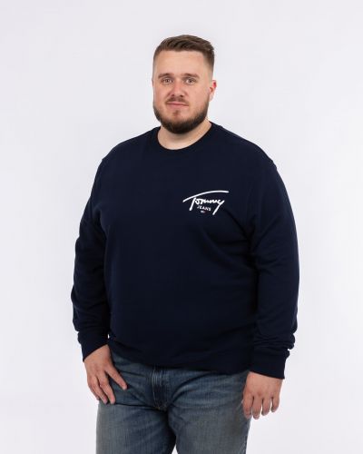 Sweat grande taille bleu marine