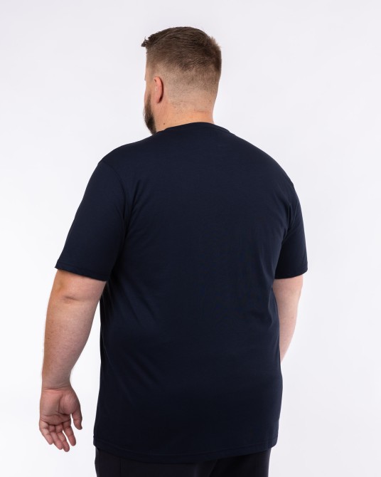 T-shirt grande taille bleu marine