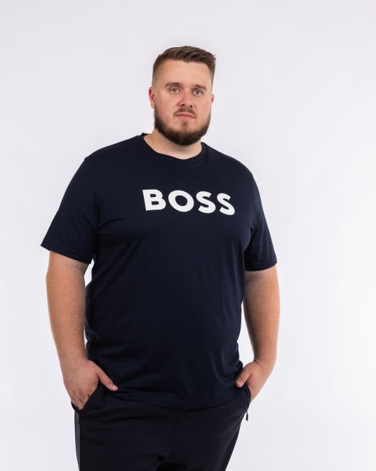 T-shirt grande taille bleu marine