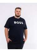 T-shirt grande taille bleu marine