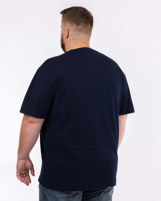 T-shirt interlock grande taille bleu marine