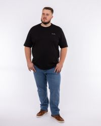 T-shirt interlock grande taille noir