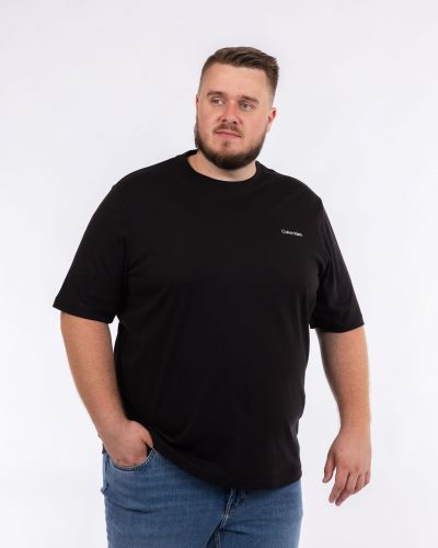 T-shirt interlock grande taille noir