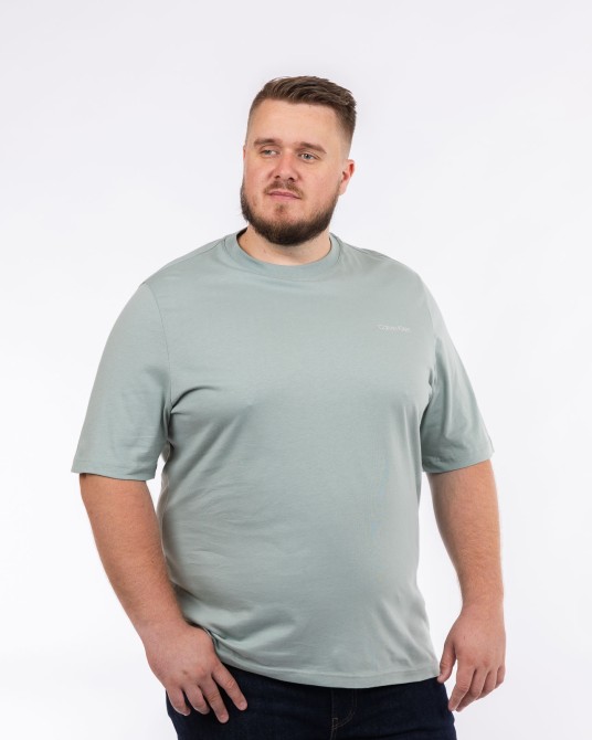 T-shirt logo dans le dos grande taille vert