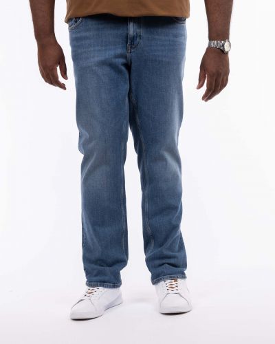 Jean regular stretch grande taille bleu indigo