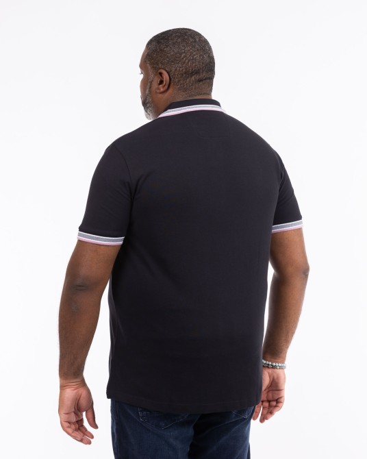 Polo Paddy grande taille bleu marine