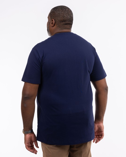 T-shirt pour homme grand bleu marine