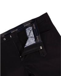 Pantalon chino twill grande taille noir