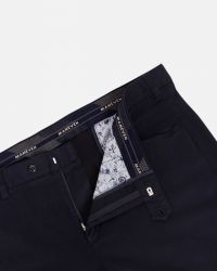 Pantalon chino twill grande taille bleu marine