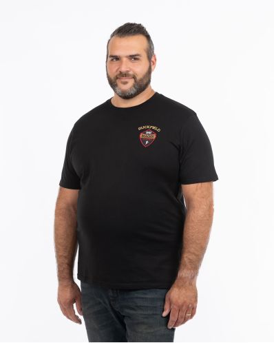 T-shirt grande taille maori noir