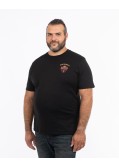 T-shirt grande taille maori noir