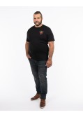 T-shirt grande taille maori noir