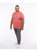 T-shirt grande taille rouge