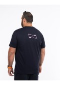 T-shirt grande taille bleu marine