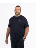 T-shirt grande taille bleu marine