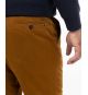 Pantalon chino structuré grande taille marron