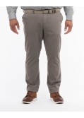 Pantalon chino twill grande taille avec ceinture beige