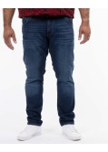 Jean slim stretch grande taille bleu indigo