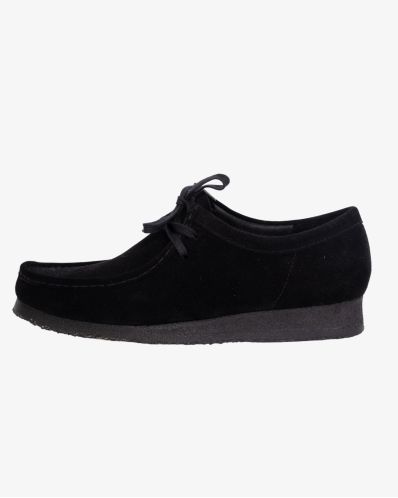 Chaussures Wallabees en suede grande taille noir