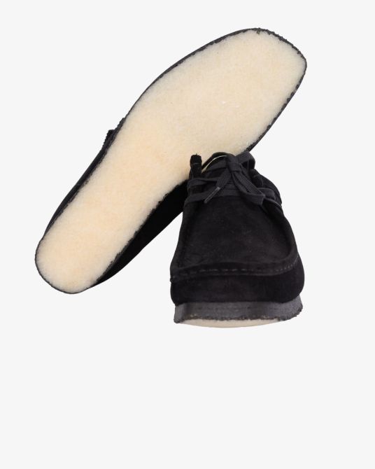 Chaussures Wallabees en suede grande taille noir